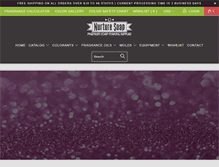 Tablet Screenshot of nurturesoap.com